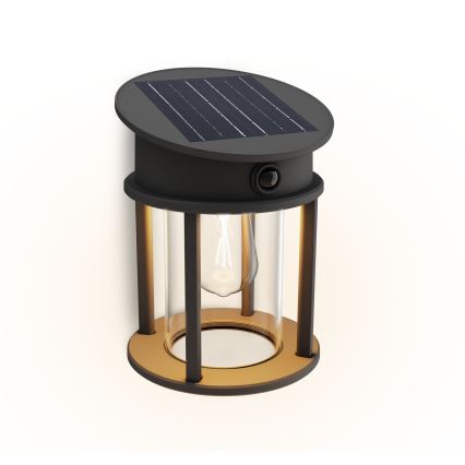 Philips - LED-Solarwandleuchte mit Sensor GERI LED/3,2W/3,7V 2700K IP44