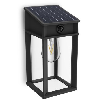 Philips - LED-Solarwandleuchte mit Sensor GERI LED/3,2W/3,7V 4000K IP44