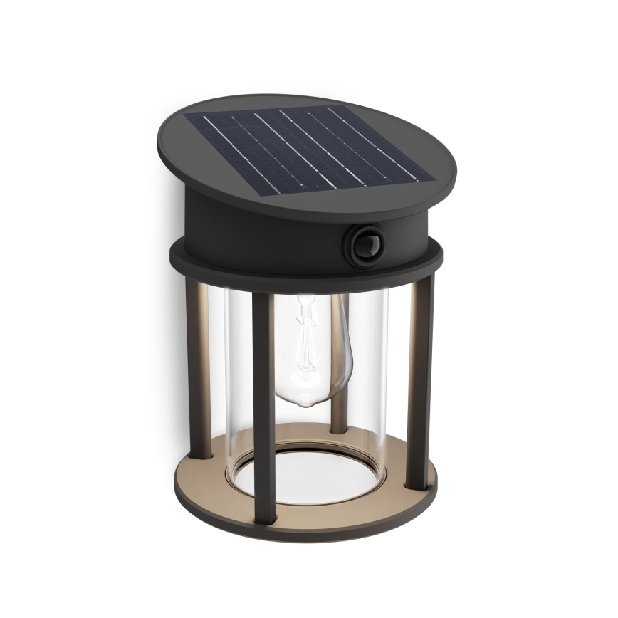 Philips - LED-Solarwandleuchte mit Sensor GERI LED/3,2W/3,7V 4000K IP44