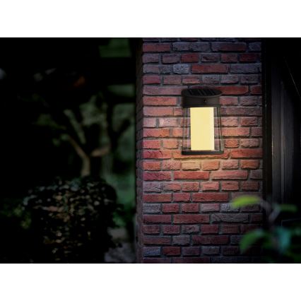 Philips - LED-Solarwandleuchte mit Sensor JUDA LED/3,2W/3,7V 2700K IP44