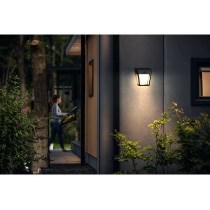 Philips - LED-Solarwandleuchte mit Sensor NISSA LED/1,8W/3,7V 3000K IP44