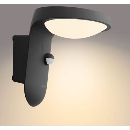 Philips - LED-Solarwandleuchte mit Sensor LED/1,2W/4V 1800 mAh 3000K IP44