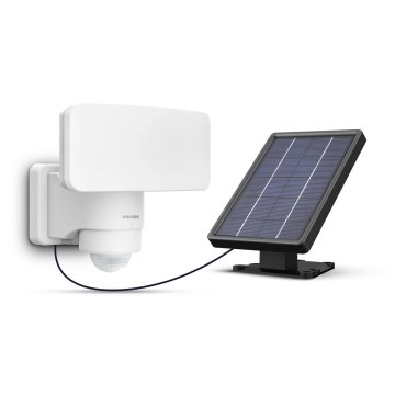 Philips - LED-Solarwandleuchte mit Sensor TYLUS LED/6W/3,7V 3000K IP44