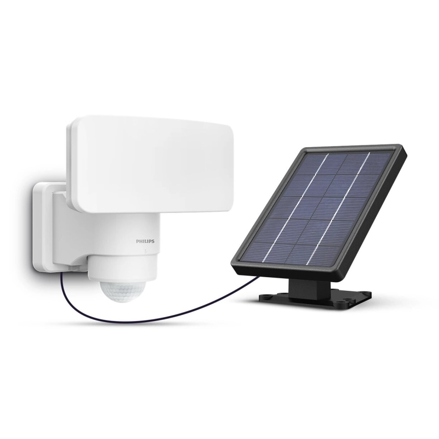 Philips - LED-Solarwandleuchte mit Sensor TYLUS LED/6W/3,7V 3000K IP44
