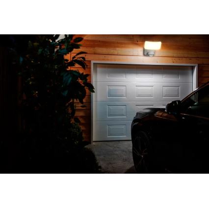 Philips - LED-Solarwandleuchte mit Sensor TYLUS LED/6W/3,7V 3000K IP44