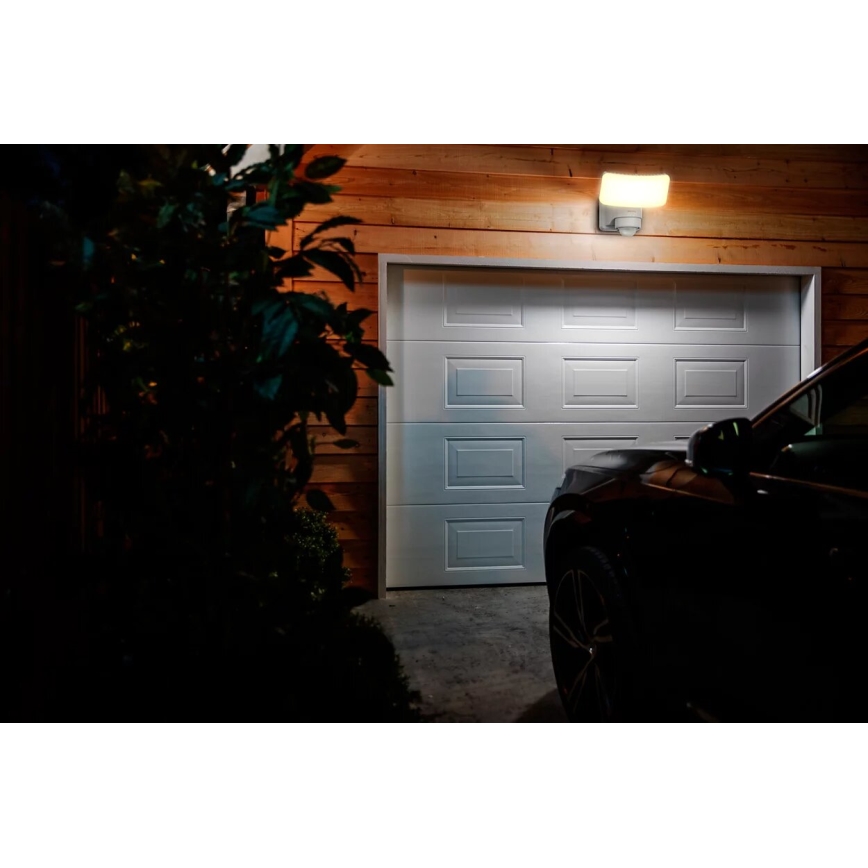 Philips - LED-Solarwandleuchte mit Sensor TYLUS LED/6W/3,7V 3000K IP44