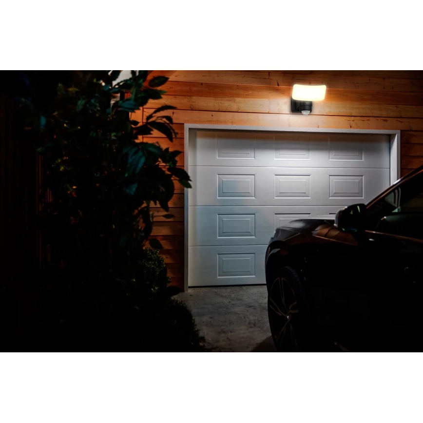 Philips - LED-Solarwandleuchte mit Sensor TYLUS LED/6W/3,7V 3000K IP44