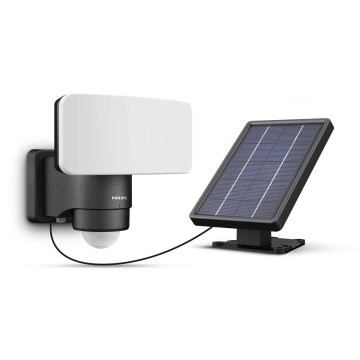 Philips - LED-Solarwandleuchte mit Sensor TYLUS LED/6W/3,7V 5000K IP44