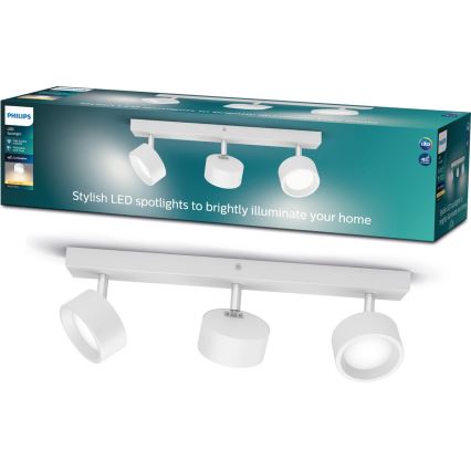 Philips - LED-Strahler 3xLED/5,5W/230V weiß