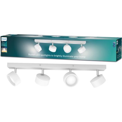 Philips - LED-Strahler 4xLED/5,5W/230V weiß