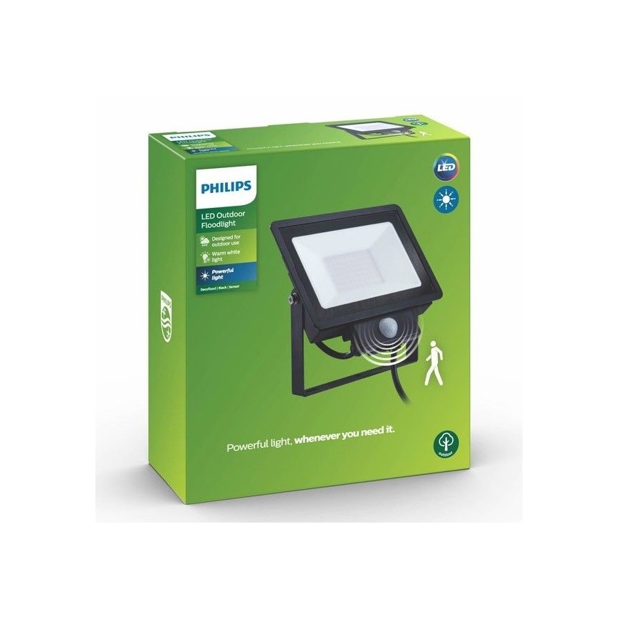 Philips - LED-Strahler mit Sensor DECOFLOOD LED/20W/230V IP65