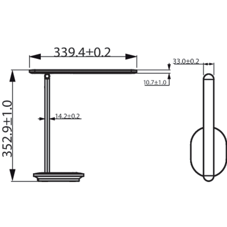 Philips - LED dimmbare Touch-Tischlampe IVORY LED/5W/5V 3000 mAh 2700/3600/5000K CRI 90
