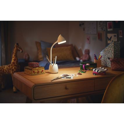 Philips - Dimmbare LED-Tischleuchte mit Touch-Funktion HAT LED/4,5W/5V 1800 mAh 3000/4000/5700K CRI 90