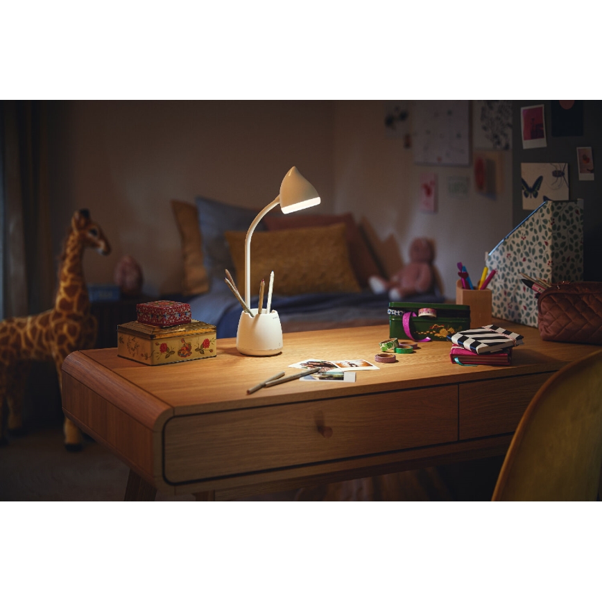 Philips - Dimmbare LED-Tischleuchte mit Touch-Funktion HAT LED/4,5W/5V 1800 mAh 3000/4000/5700K CRI 90