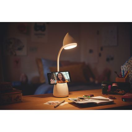 Philips - Dimmbare LED-Tischleuchte mit Touch-Funktion HAT LED/4,5W/5V 1800 mAh 3000/4000/5700K CRI 90