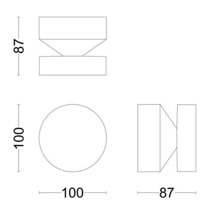 Philips - LED-Wandleuchte für den Außenbereich LAVEN LED/6W/230V 4000K IP44