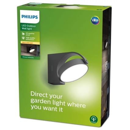 Philips - LED-Wandleuchte für den Außenbereich LED/7W/230V 2700K IP44