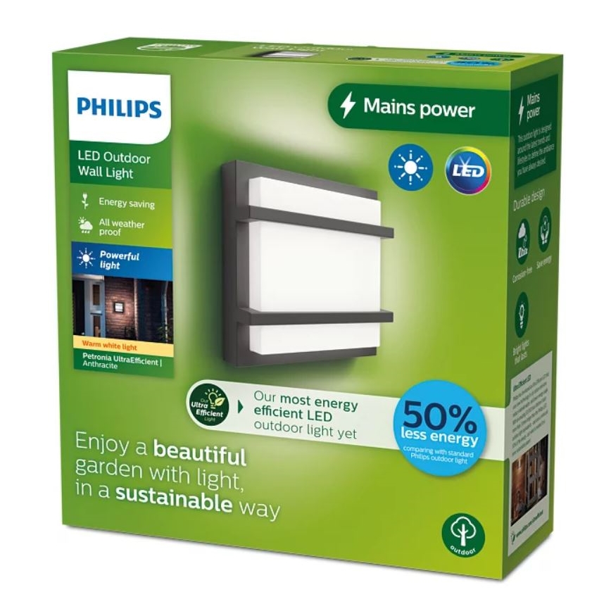 Philips - LED-Wandleuchte für den Außenbereich PETRONIA LED/3,8W/230V IP44