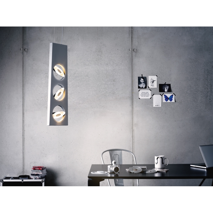 Philips Lirio 40609/31/16 - LED Decken-Hängeleuchte CIRCULIS 3xLED/13W/230V