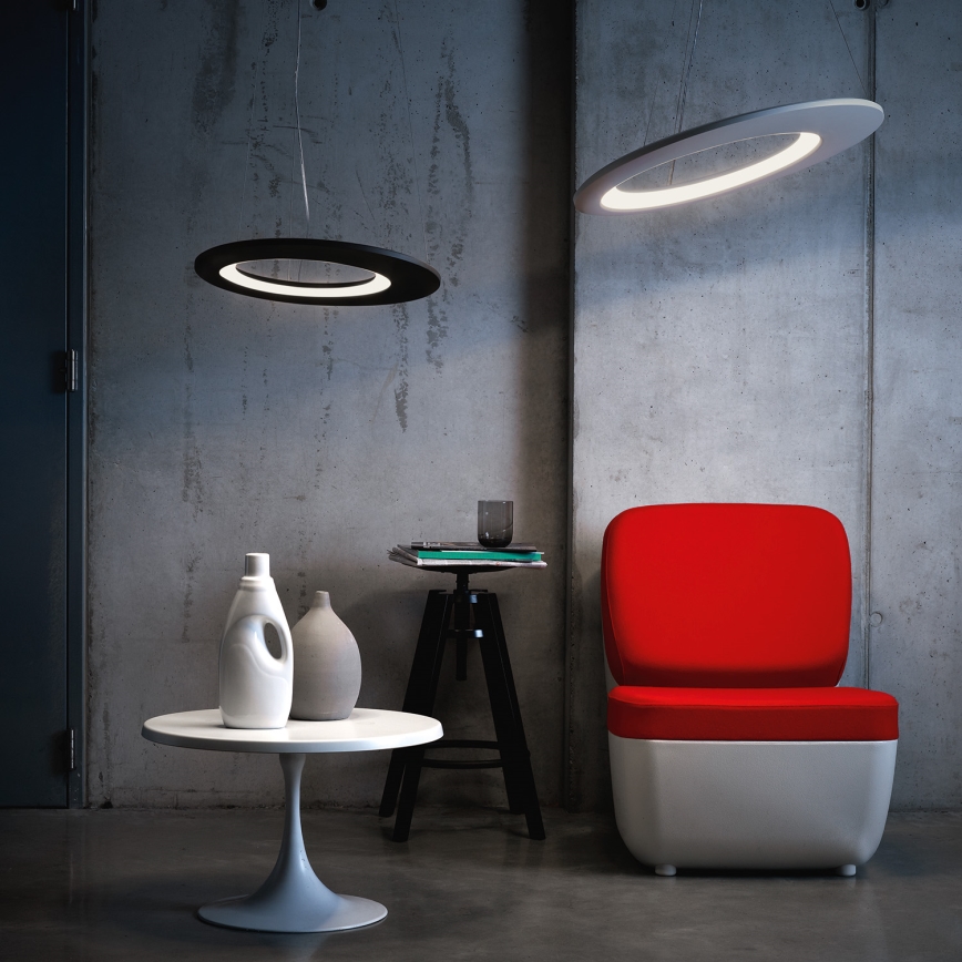 Lirio 40756/93/LI - Hängeleuchte ECLIPTIC 12xLED/2,5W matt/schwarz