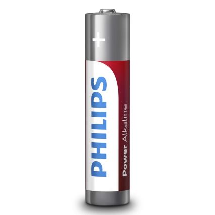 Philips LR03P12W/10 - 12 Stk. alkalische Batterie AAA POWER ALKALINE 1,5V 1150mAh