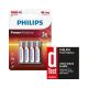 Philips LR03P4B/10 - 4 Stk. alkalische Batterie AAA POWER ALKALINE 1,5V 1150mAh