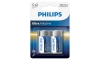 Philips LR14E2B/10 - 2 Stk. alkalische Batterie C ULTRA ALKALINE 1,5V 7500mAh