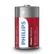 Philips LR20P2B/10 - 2 Stk. alkalische Batterie D POWER ALKALINE 1,5V 14500mAh