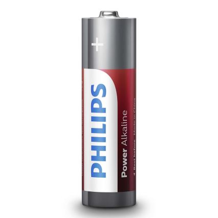 Philips LR6P12W/10 - 12 Stk. alkalische Batterie AA POWER ALKALINE 1,5V 2600mAh