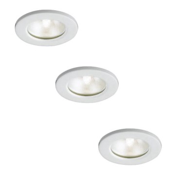 Philips Massive 00250/23/31 - SET 3x Badezimmereinbauleuchte PITRU 3xG4/20W/12V