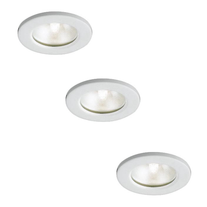 Philips Massive 00250/23/31 - SET 3x Badezimmereinbauleuchte PITRU 3xG4/20W/12V