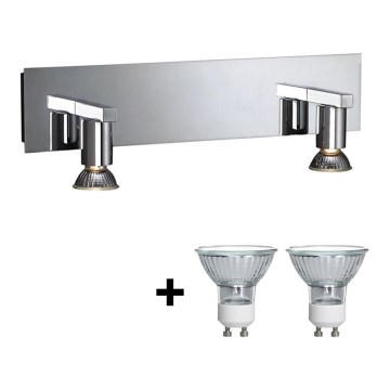 Philips Massive 34026/11/10 - Badezimmer Spiegelbeleuchtung HORIZON 2xGU10/50W/230V Philips Massive 34026/11/10 - Badezimmer Spiegelbeleuchtung HORIZON 2xGU10/50W/230V