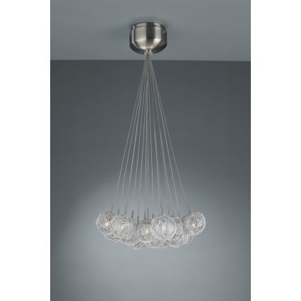 Philips Massive 41853/17/10 - FONTAINE Hängender Kronleuchter 15xG4/10W/12V