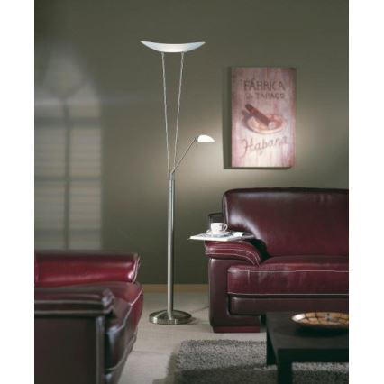 Philips Massive 42071/17/10 - Stojací lampa BARNARD 1xR7S118/300W + 1xG9/40W