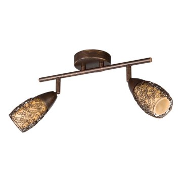 Philips Massive 55792/86/10 - Spotlight PROTEA 2xE14/12W rostfarbig