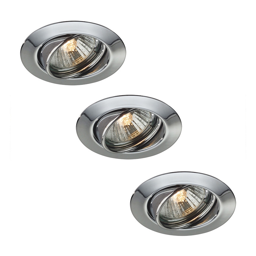Philips Massive 59333/11/10 - SET 3x LED Bad-Unterbauleuchte OPAL 3xGU10/50W + 3xLED/4W