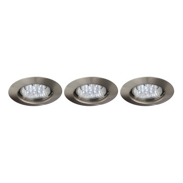 Philips Massive 59453/17/10 - SET 3x LED Badezimmereinbauleuchte SPARK 3xGU10/1,5W/230V