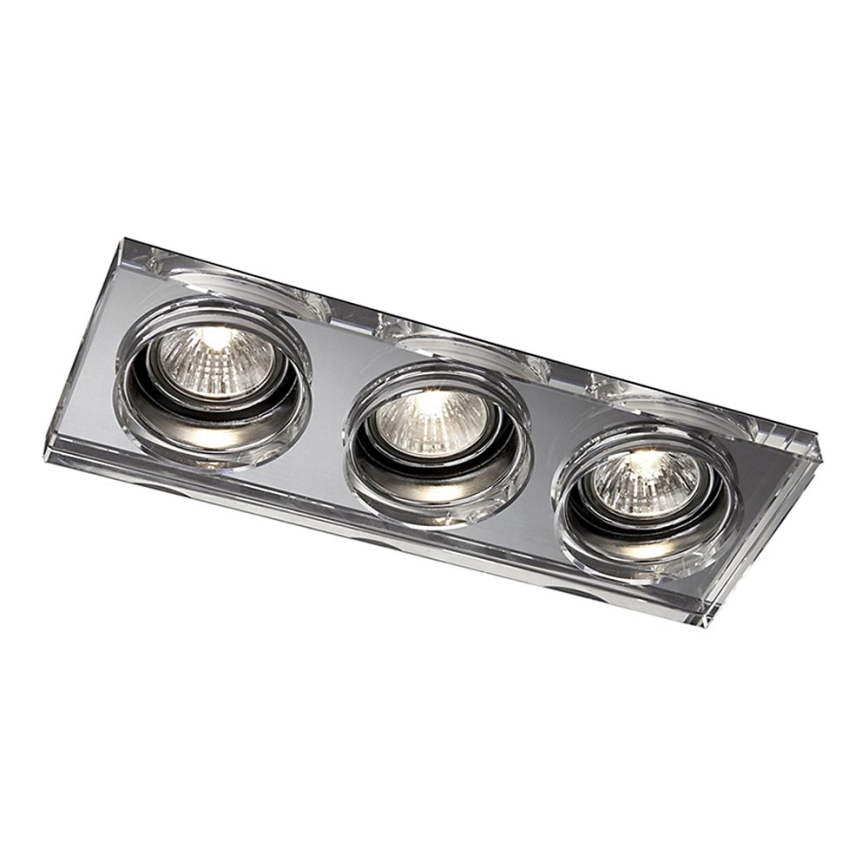 Philips Massive 59563/11/10 - LED Bad-Unterbauleuchte SAPPHIRE 3xGU10/50W + 3xLED/10W