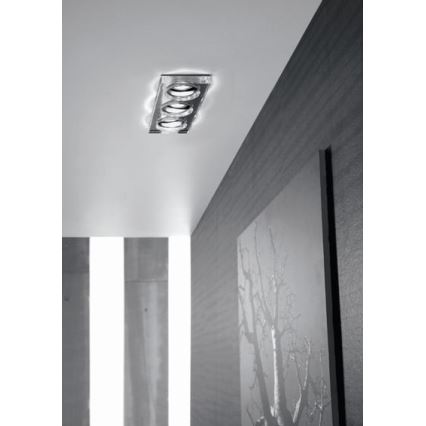 Philips Massive 59563/11/10 - LED Bad-Unterbauleuchte SAPPHIRE 3xGU10/50W + 3xLED/10W