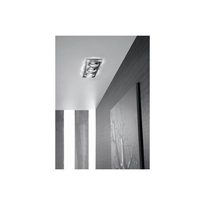 Philips Massive 59563/11/10 - LED Bad-Unterbauleuchte SAPPHIRE 3xGU10/50W + 3xLED/10W
