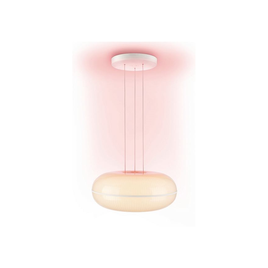 LED Závěsné svítidlo stmívatelné Living Ambiance 1xLED/15W + 2xGY6,35/60W