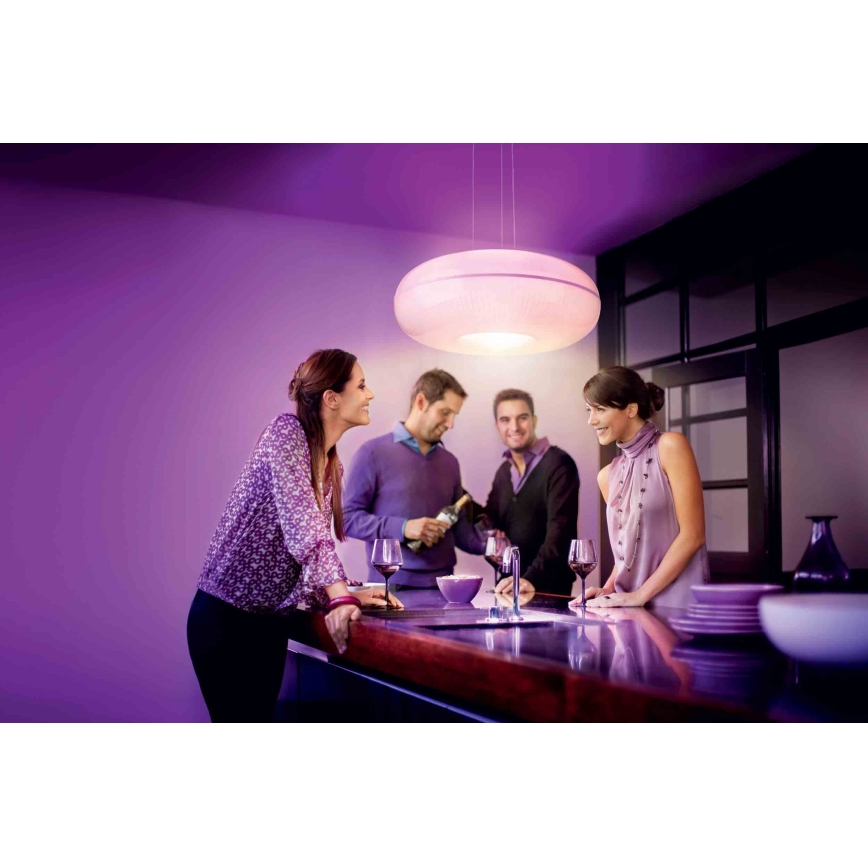 LED Závěsné svítidlo stmívatelné Living Ambiance 1xLED/15W + 2xGY6,35/60W