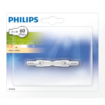 Philips Massive - Halogenglühlampe R7S/48W/230V 78 mm