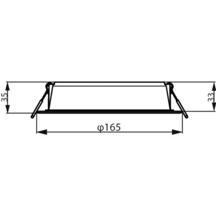 Philips - LED Einbauleuchte MESON LED/16,5W/230V 6500K