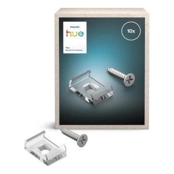 Philips - Montagehalter für LED-Streifen FLUX, 10 Stück