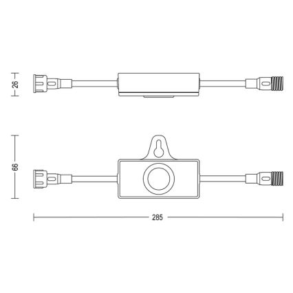 Philips - Outdoor-Dämmerungssensor mit Timer GARDENLINK 24V IP67