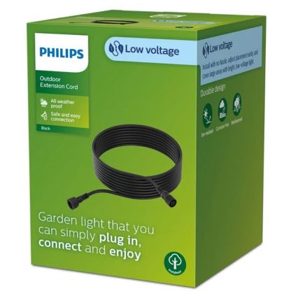 Philips - Outdoor-Verlängerungskabel 10m IP67