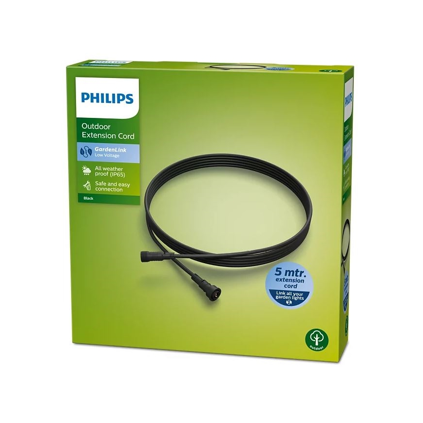 Philips – Outdoor-Verlängerungskabel 5m IP65