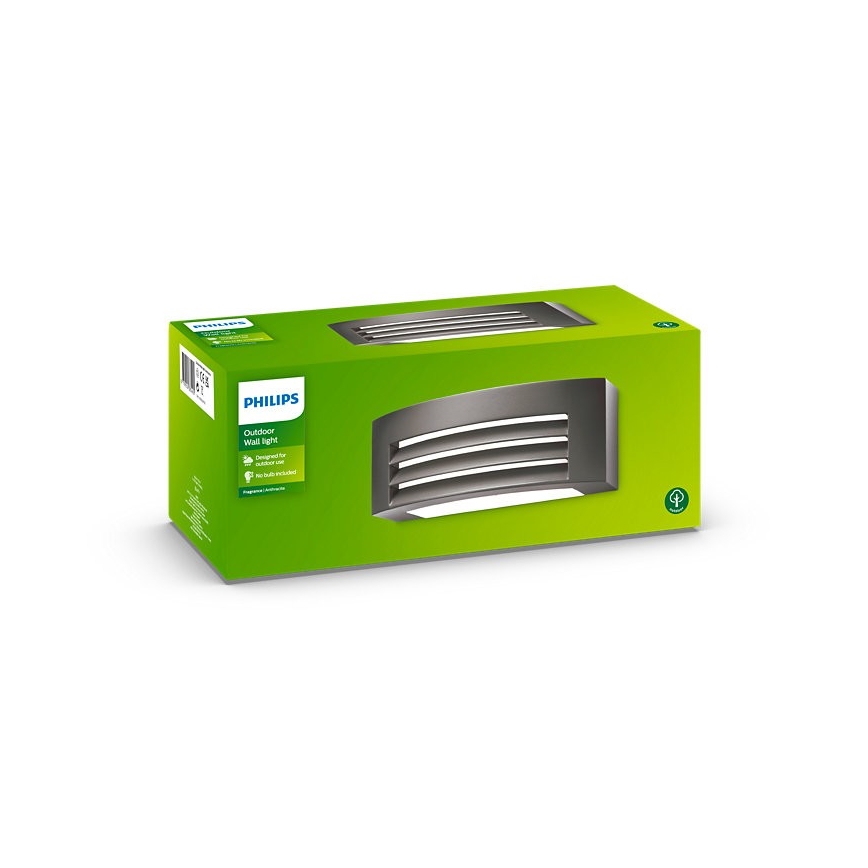 Philips - Outdoor-Wandleuchte FRAGRANCE 1xE27/42W/230V IP44