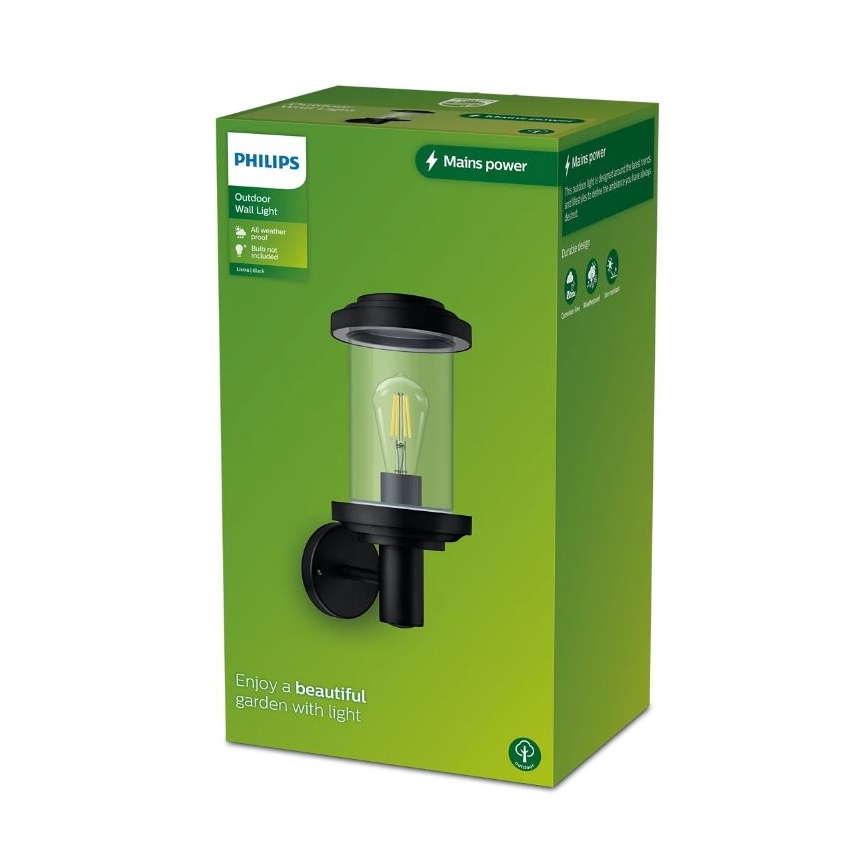 Philips - Outdoor-Wandleuchte LISTRA 1xE27/25W/230V IP44